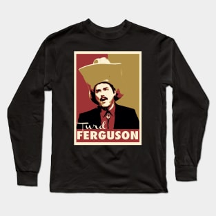 Turd Ferguson Pop Art Style Long Sleeve T-Shirt